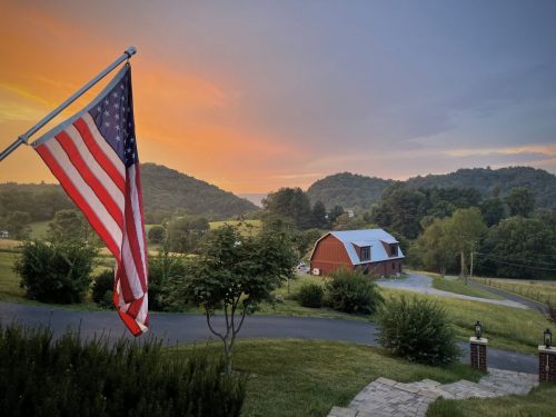 View from front porch